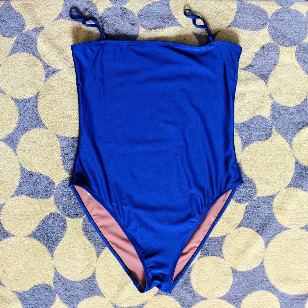 Nu Swim Royal Blue One Piece Bathing Suit